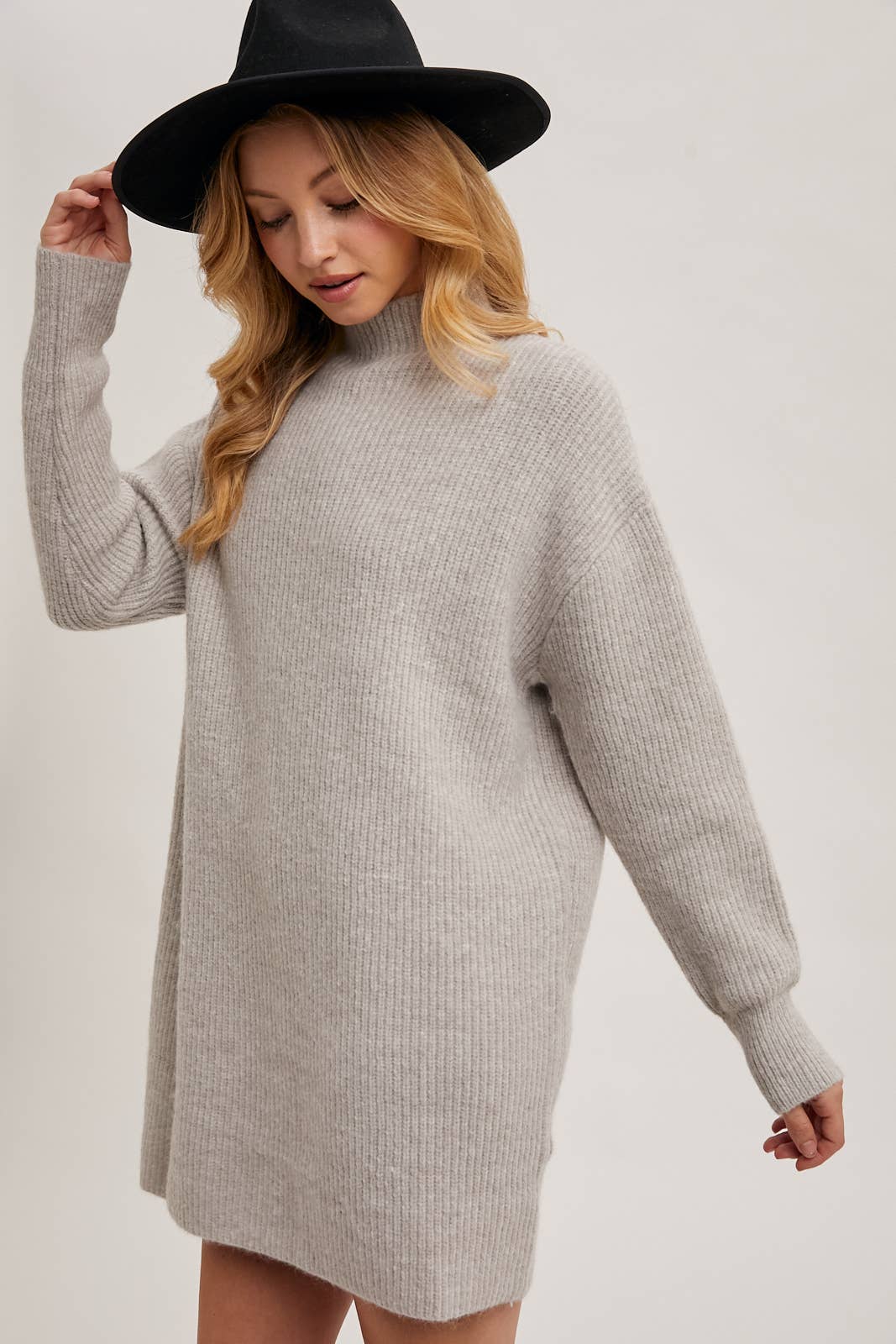 TRINA SWEATER DRESS - BIRCH