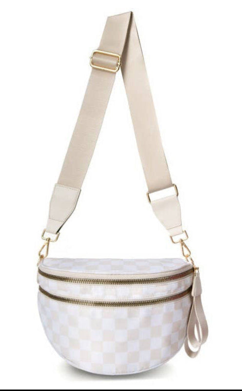 CROSSBODY BUM BAG - BEIGE