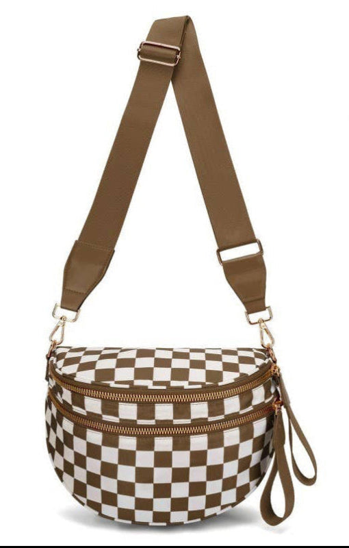 CROSSBODY BUM BAG - BROWN