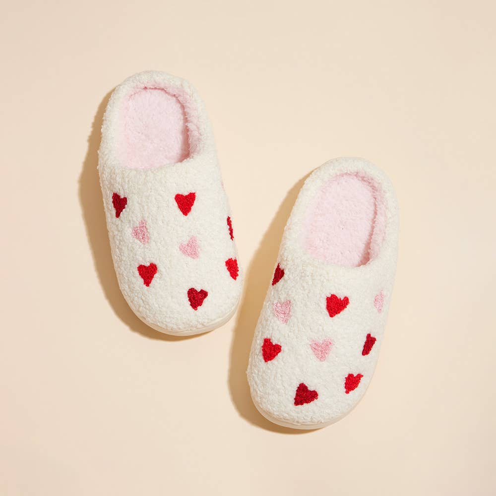 HEART SLIPPERS - GIRLS