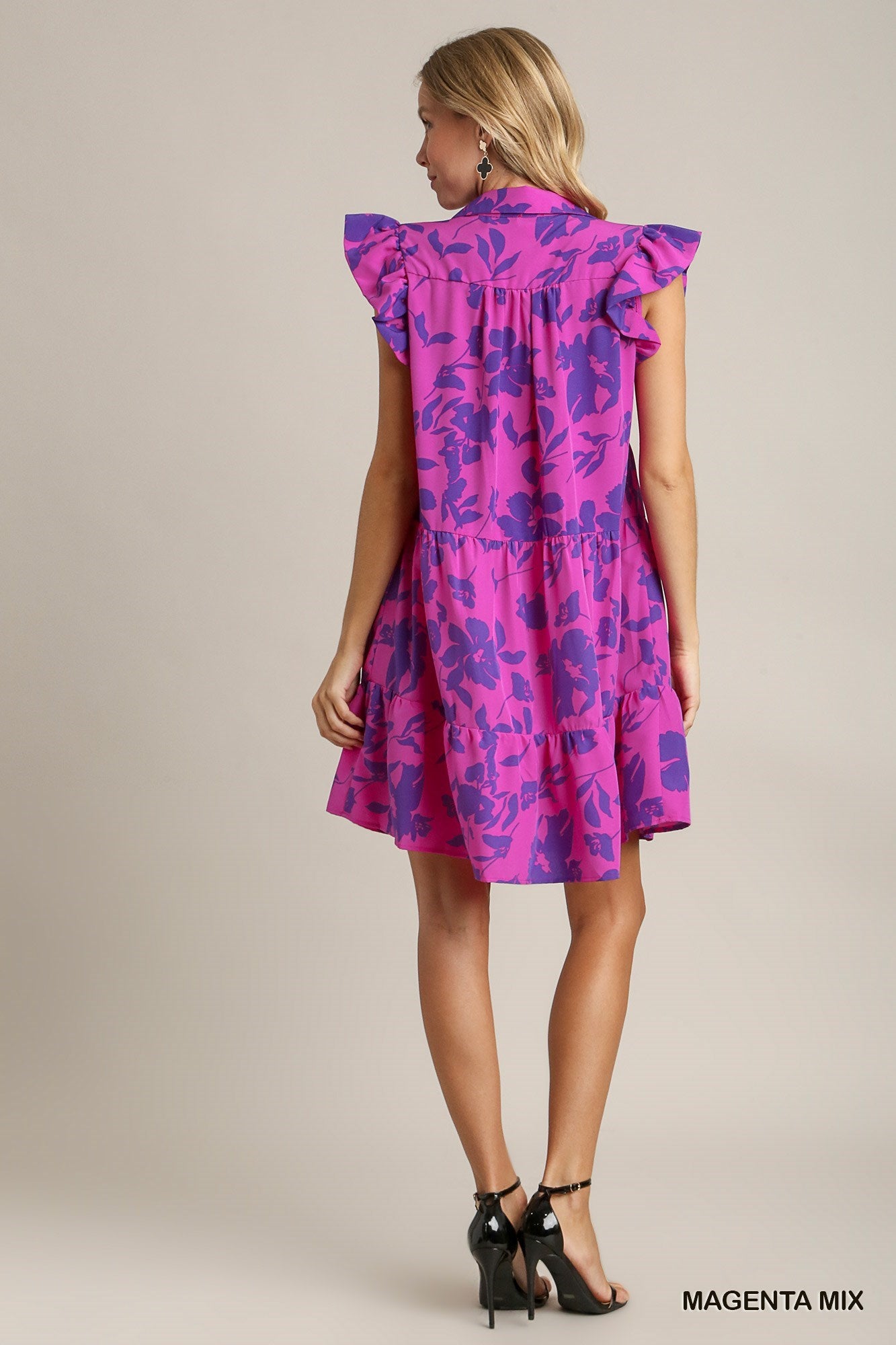 COLOR ME BEAUTIFUL DRESS - MAGENTA