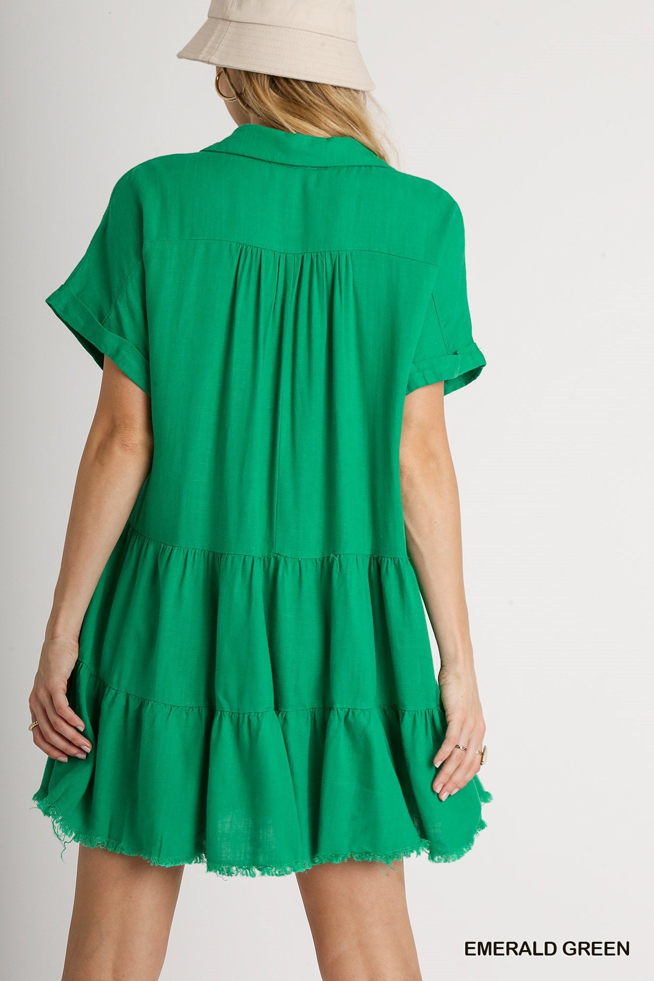 MIGHTY FINE DAY DRESS - EMERALD GREEN