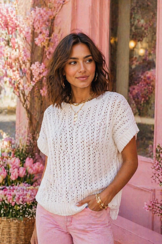 CERESE CROCHET TOP