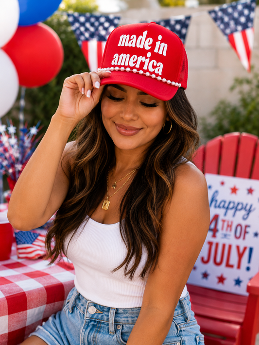 MADE IN AMERICA TRUCKER HAT