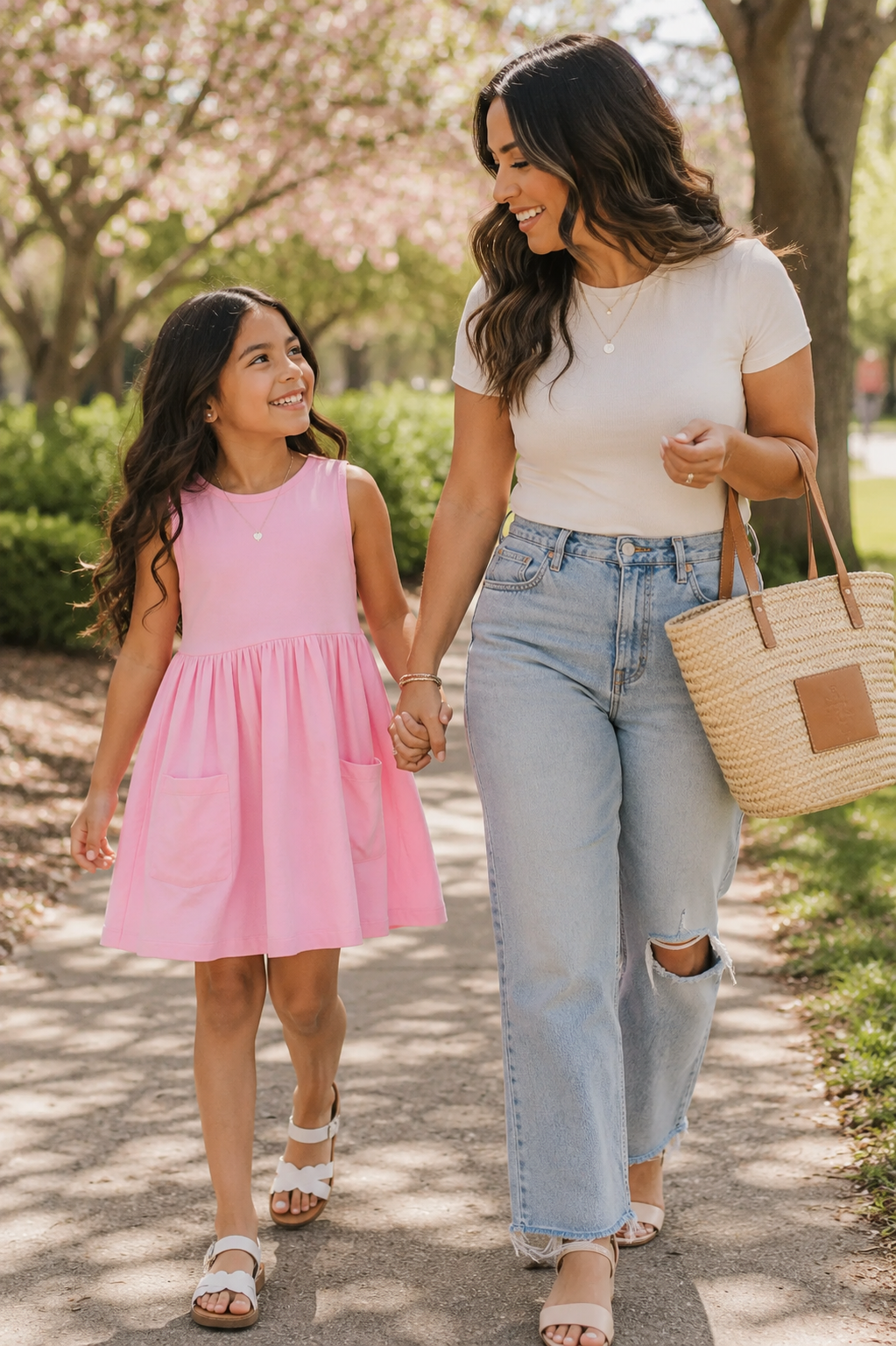 PIPER TANK TWIRL DRESS - BUBBLEGUM PINK