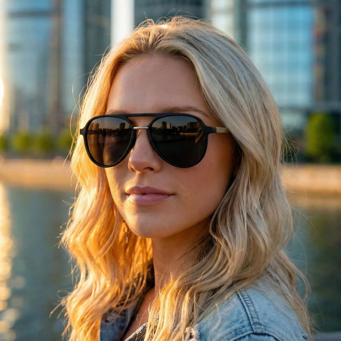 EARHART SUNGLASSES - BLACK