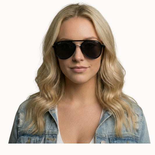 EARHART SUNGLASSES - BLACK