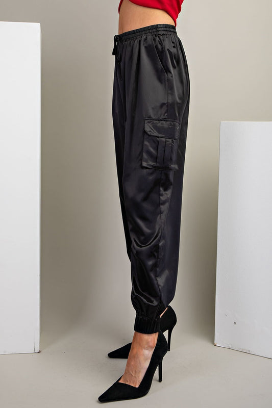 STYLISH JOGGER PANTS - BLACK
