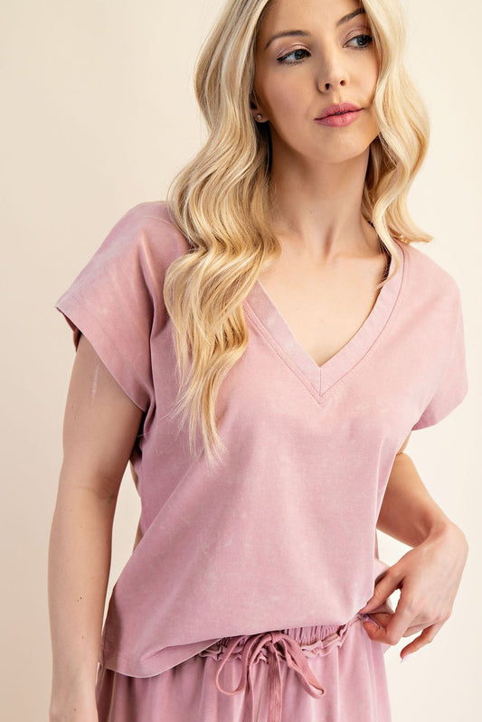EVERYDAY COMFORT TOP - BLUSH