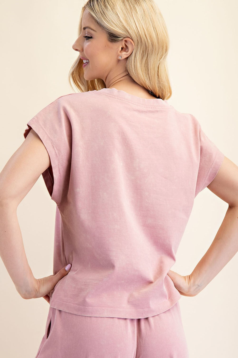 EVERYDAY COMFORT TOP - BLUSH