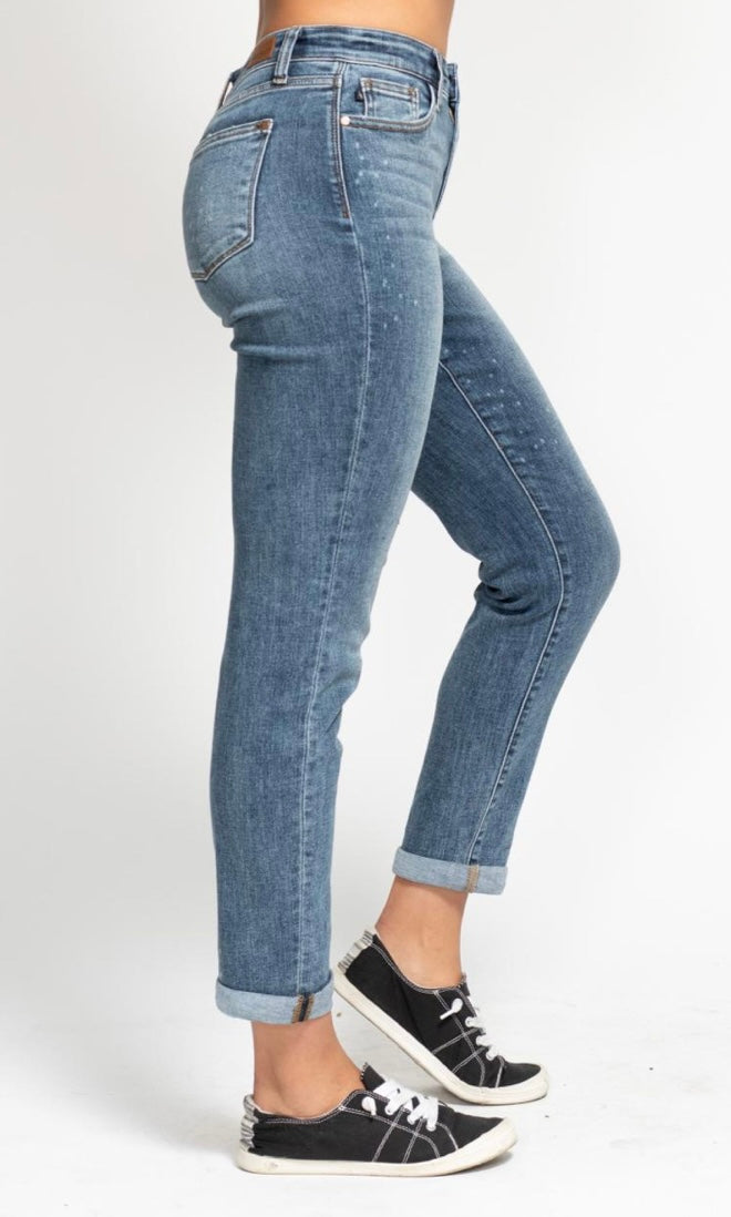 JUDY BLUE BLEACH SPLASH JEANS