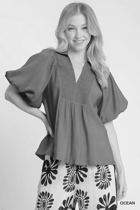 CORA TOP - BLACK