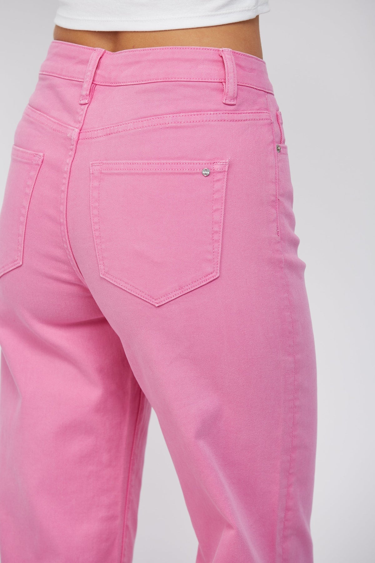 HIGH RISE WIDE LEG - BRILLIANT ROSE