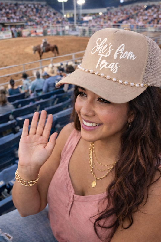SHE'S FROM TEXAS TRUCKER HAT