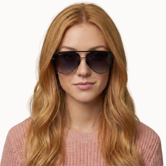 SHAY SUNGLASSES - BLACK OMBRE