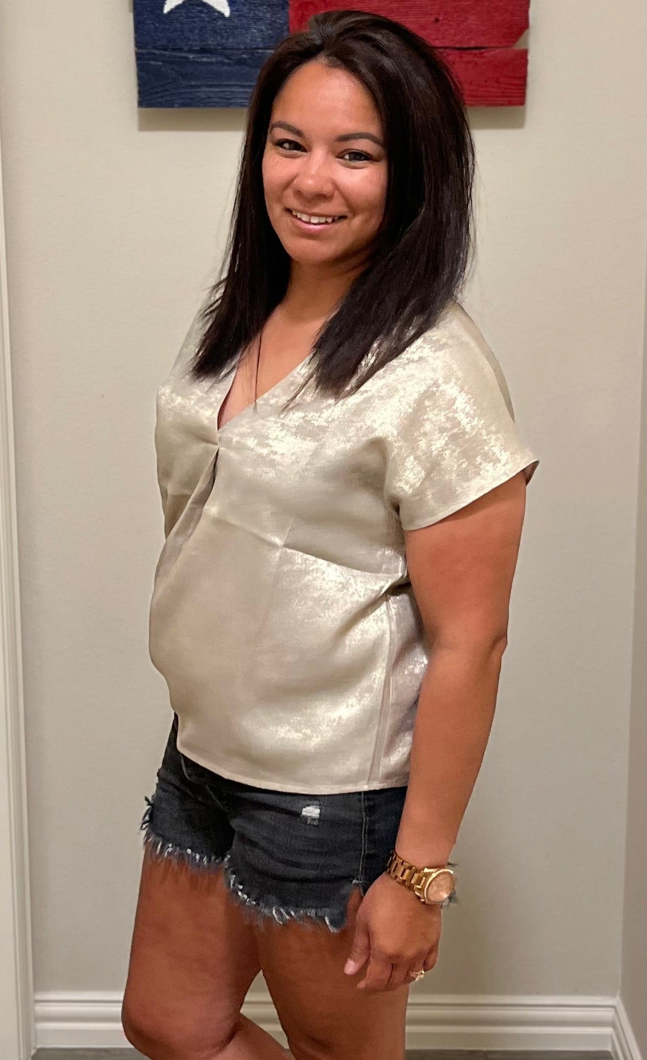 SHIMMER AND SHINE TOP