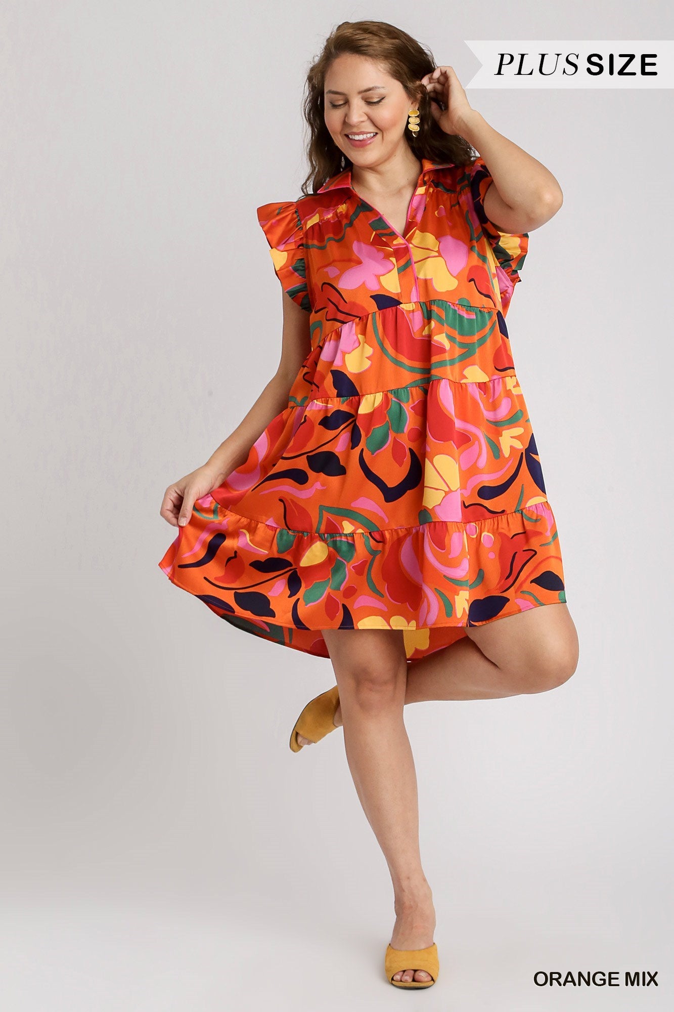 PLUS FUN SUMMER MIX DRESS