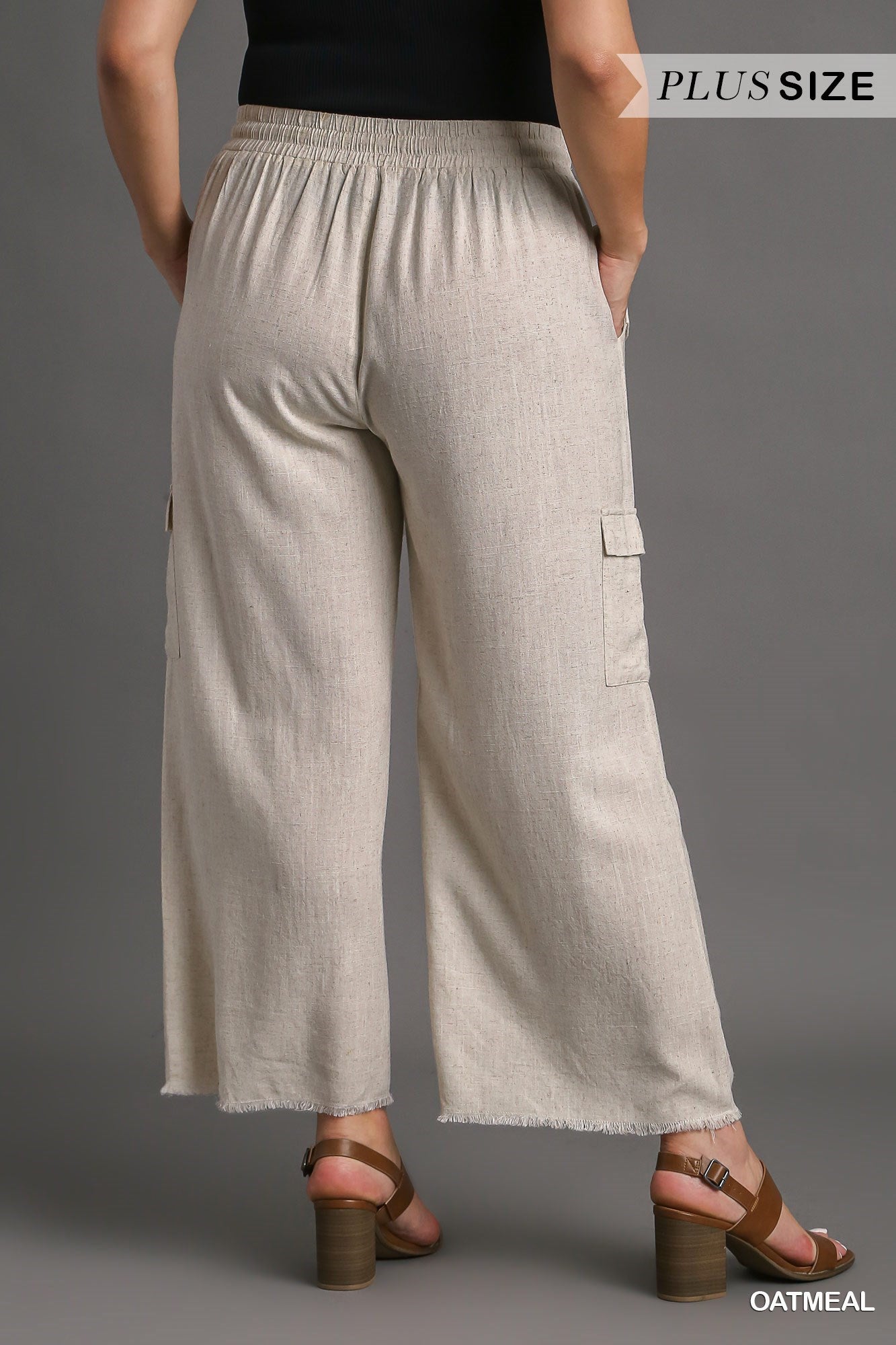 PLUS WALKING THE BOULEVARD PANTS - OATMEAL