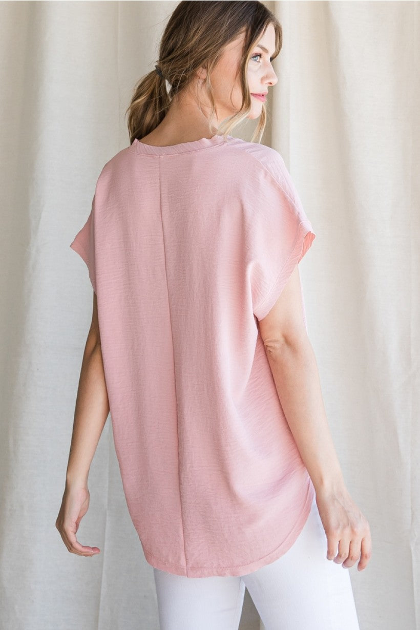 ZENA TOP - BLUSH