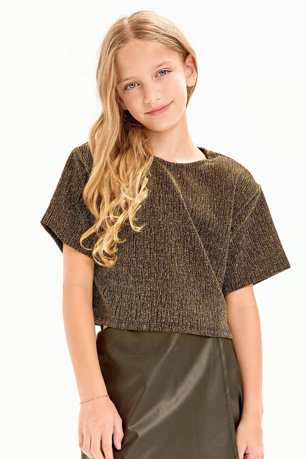 TRINA GLITTER LUREX TOP