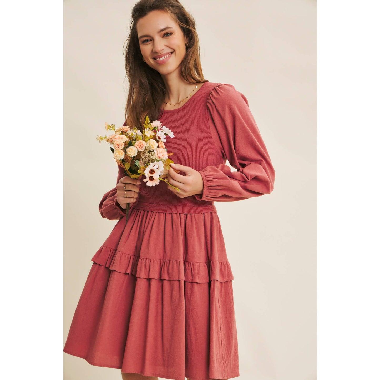 TWOFER SWEATER DRESS