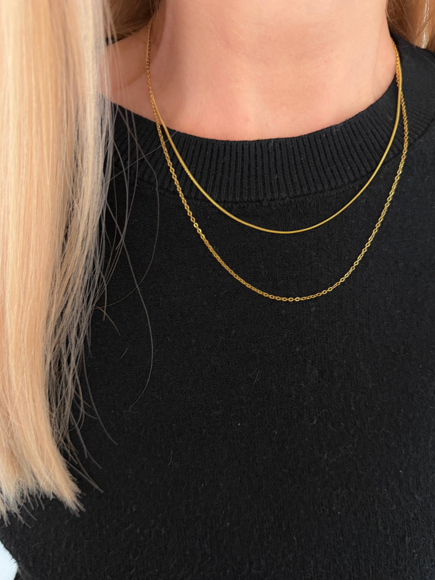 DOUBLE LAYERED NECKLACE