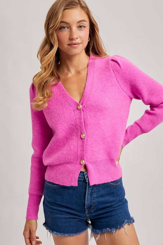 JACQUELINE V-NECK CARDIGAN