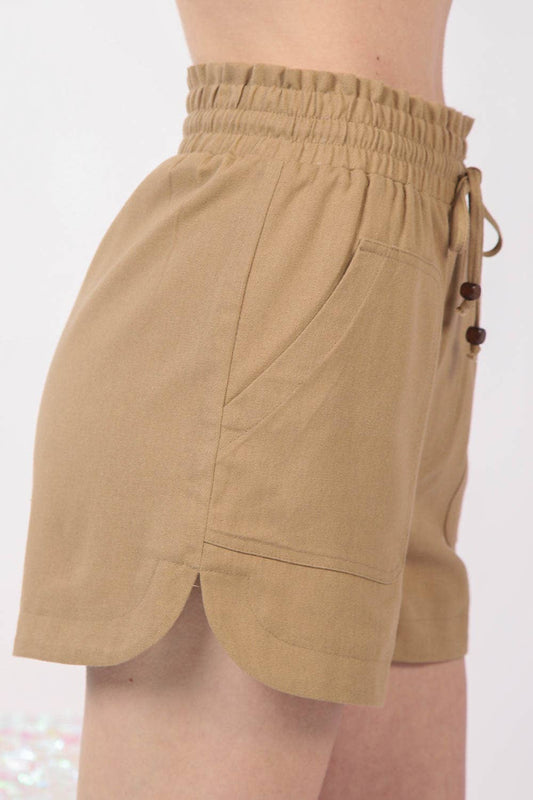 READY FOR ANYTHING SHORTS - TAUPE
