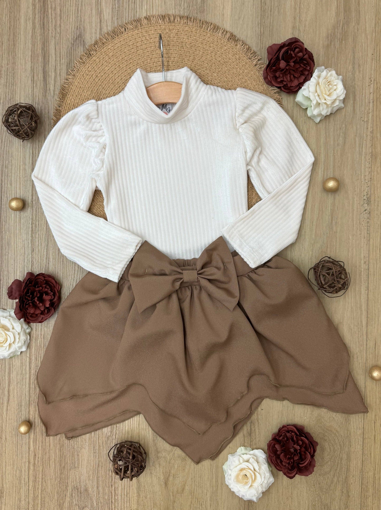 HOOTIN' ANNIE TOP AND SKIRT SET