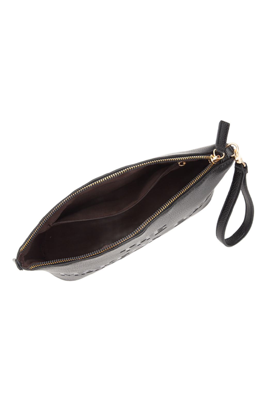 Large Embossed Makeup Bag: Fuchsia