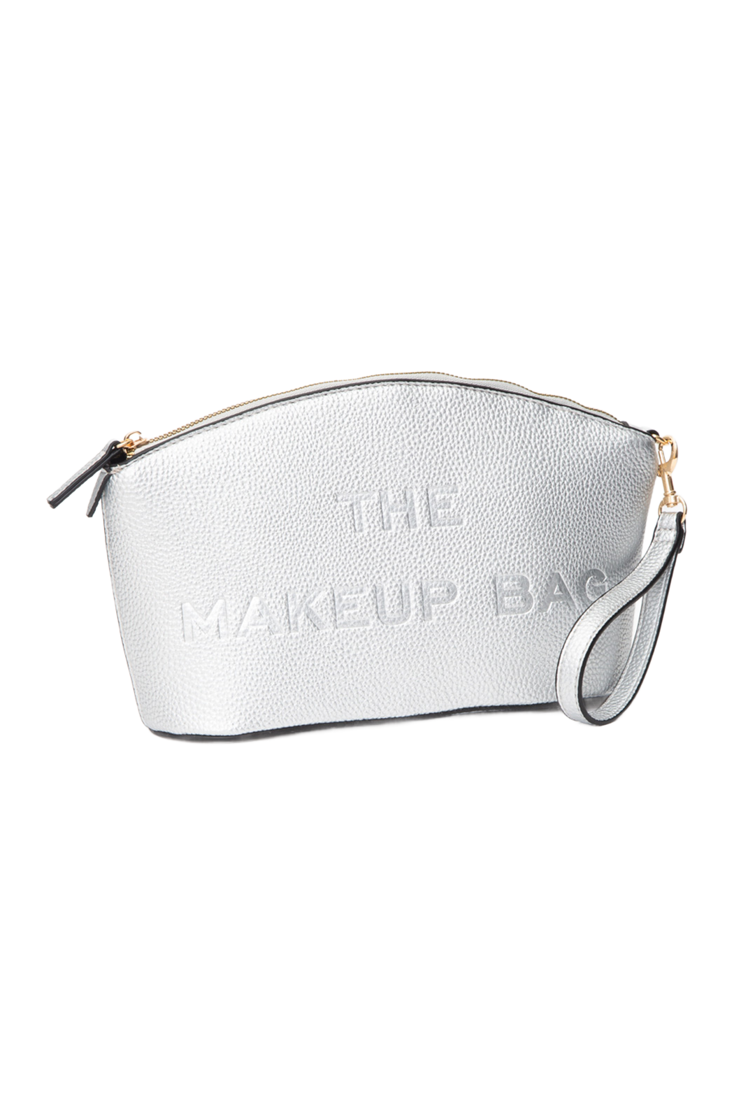 Large Embossed Makeup Bag: Fuchsia