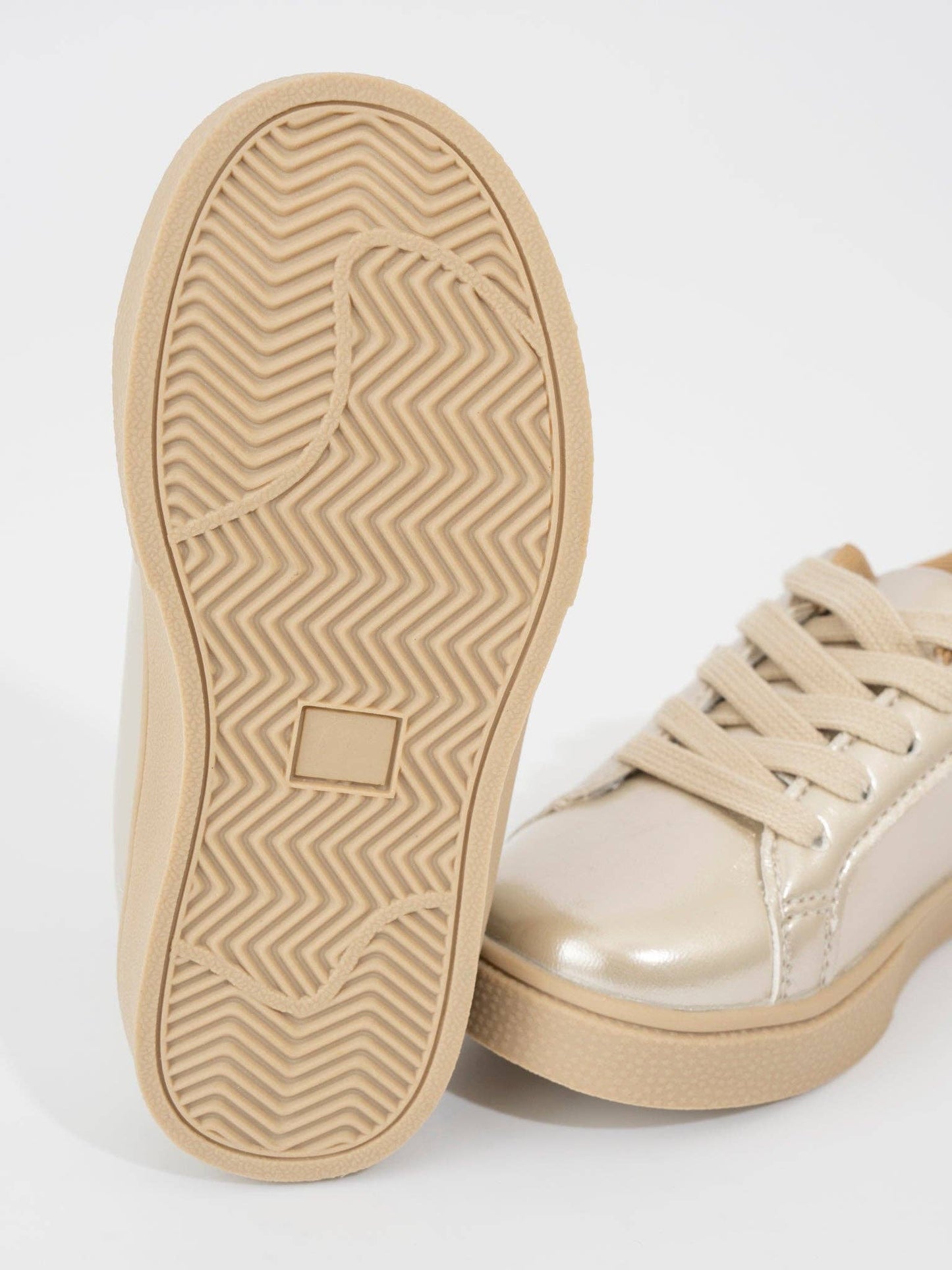 HOLOGRAPHIC SPARKLE STAR SNEAKERS - GOLD