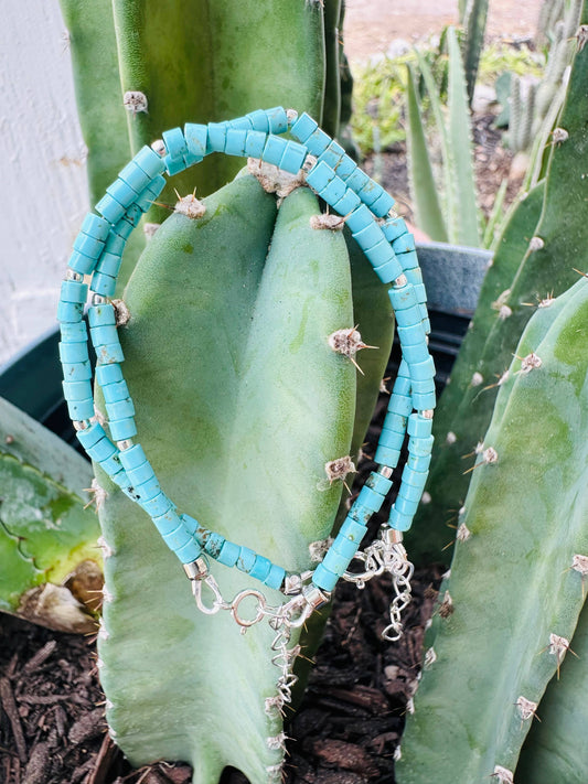 Dainty Turquoise Stacker Bracelet 