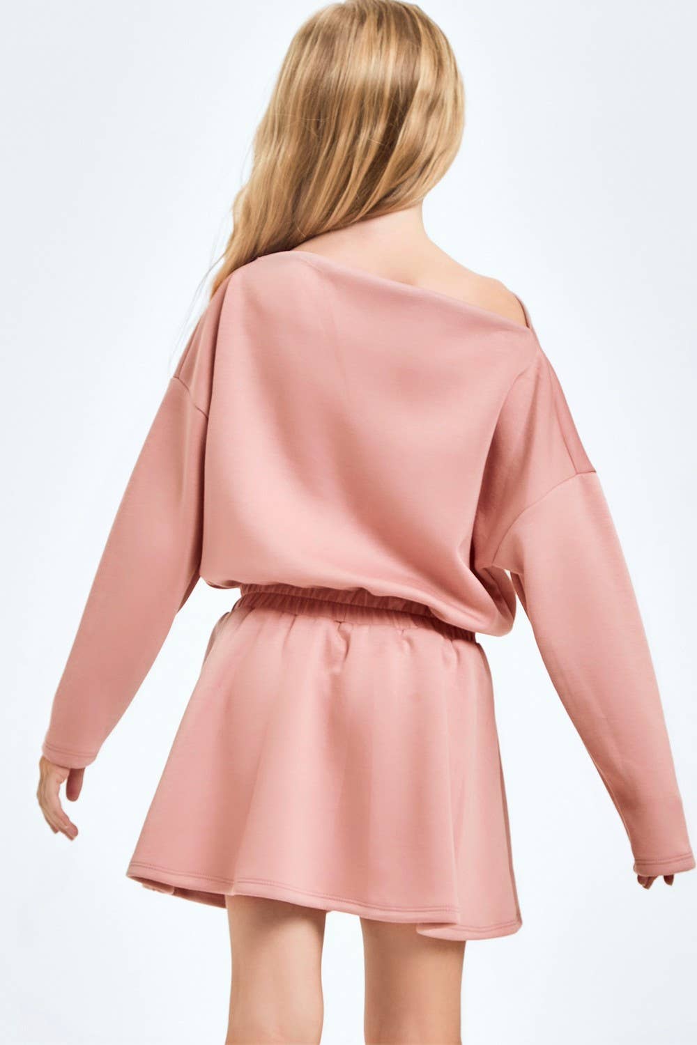 ARIA BOAT NECK DRESS