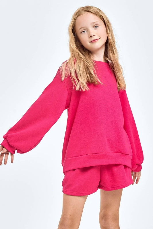 SISSY'S SWEATSHIRT AND SHORTS SET