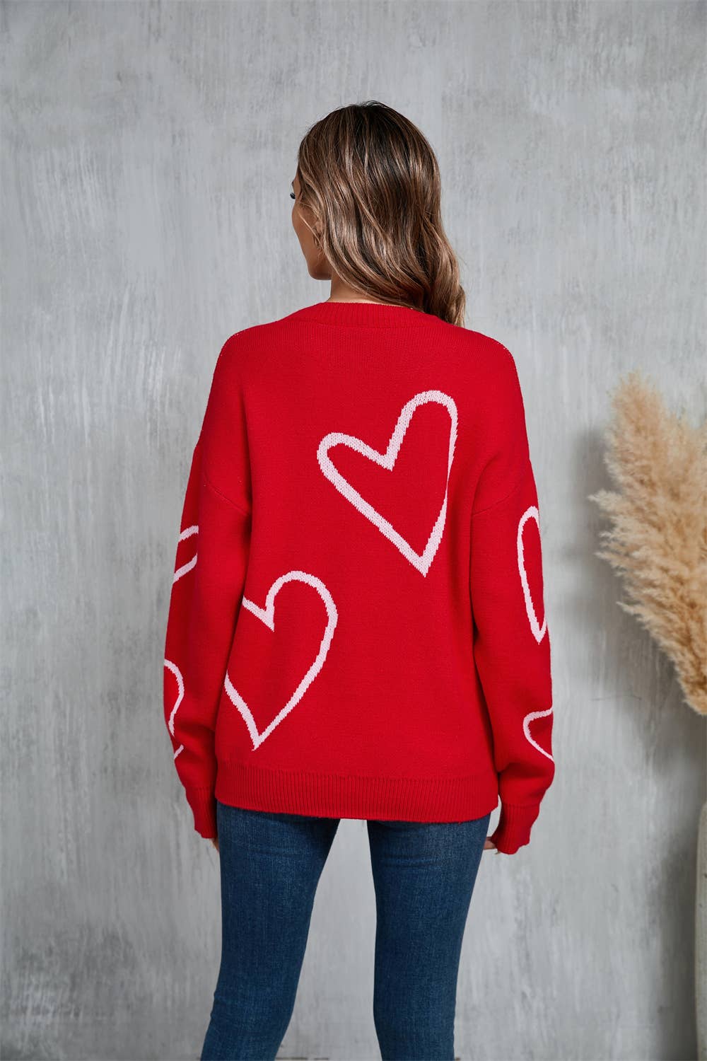 HEART OF HEARTS PULLOVER SWEATER