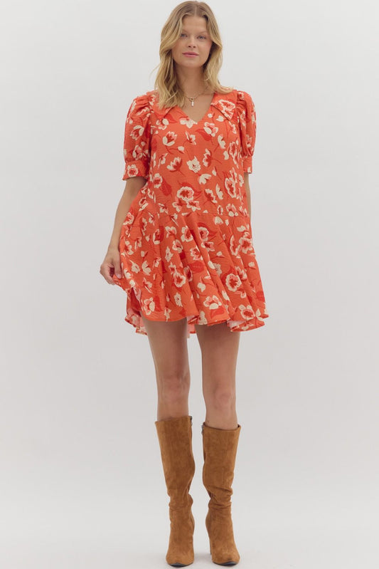 FLIRTY FLORAL DRESS