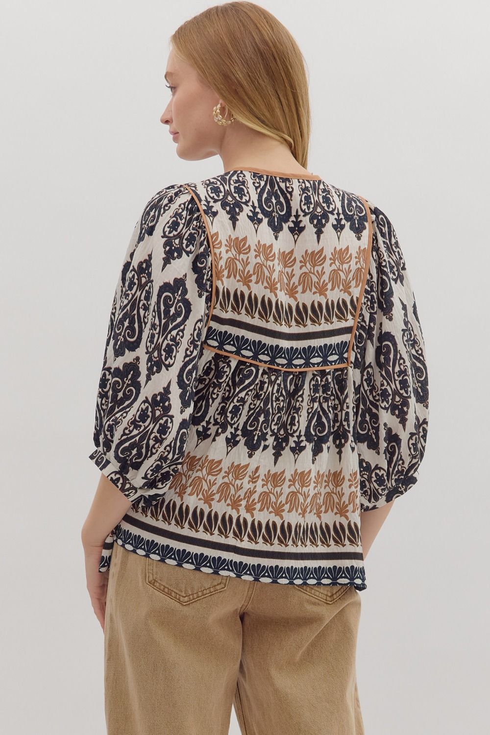 FALL PRINT TOP