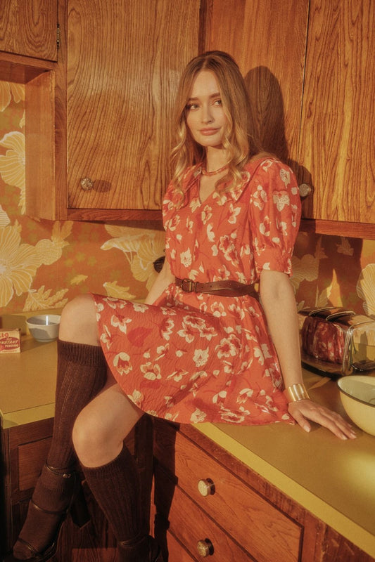 FLIRTY FLORAL DRESS