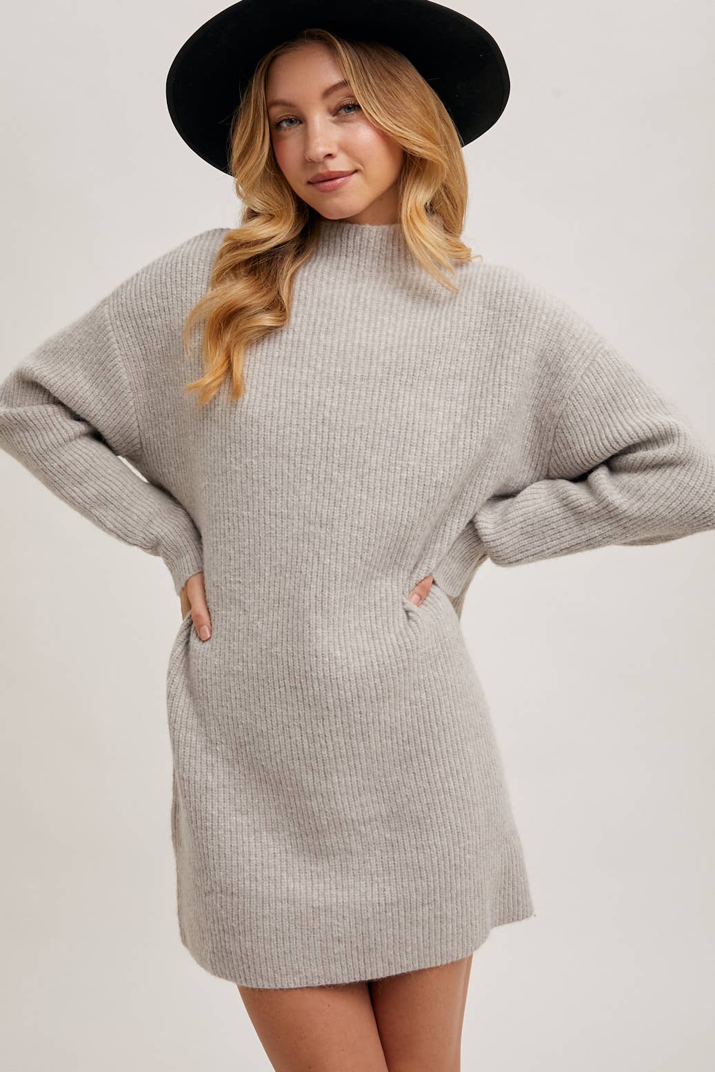 TRINA SWEATER DRESS - BIRCH