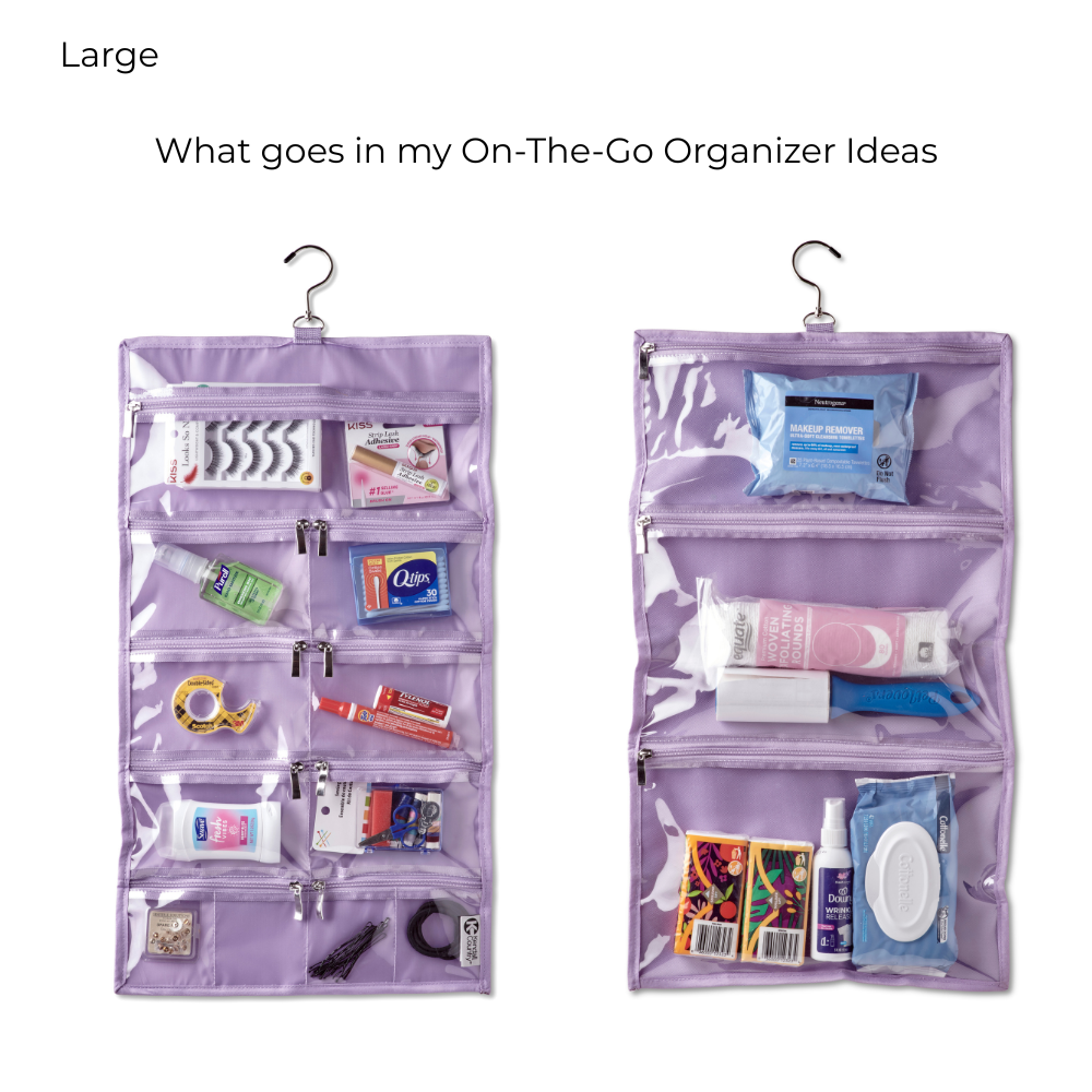 Kendall Country On-The-Go Organizer (NEW): Lilac / Large