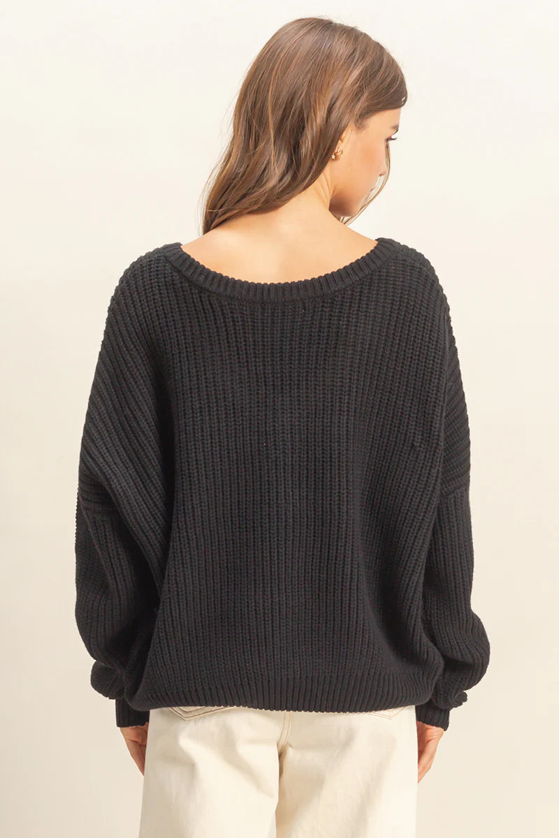 GRACIE SWEATER - BLACK