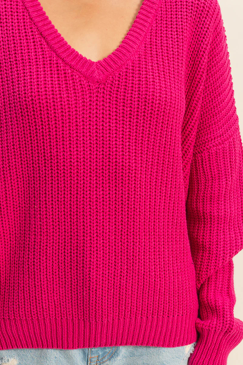 GRACIE SWEATER - ROSE