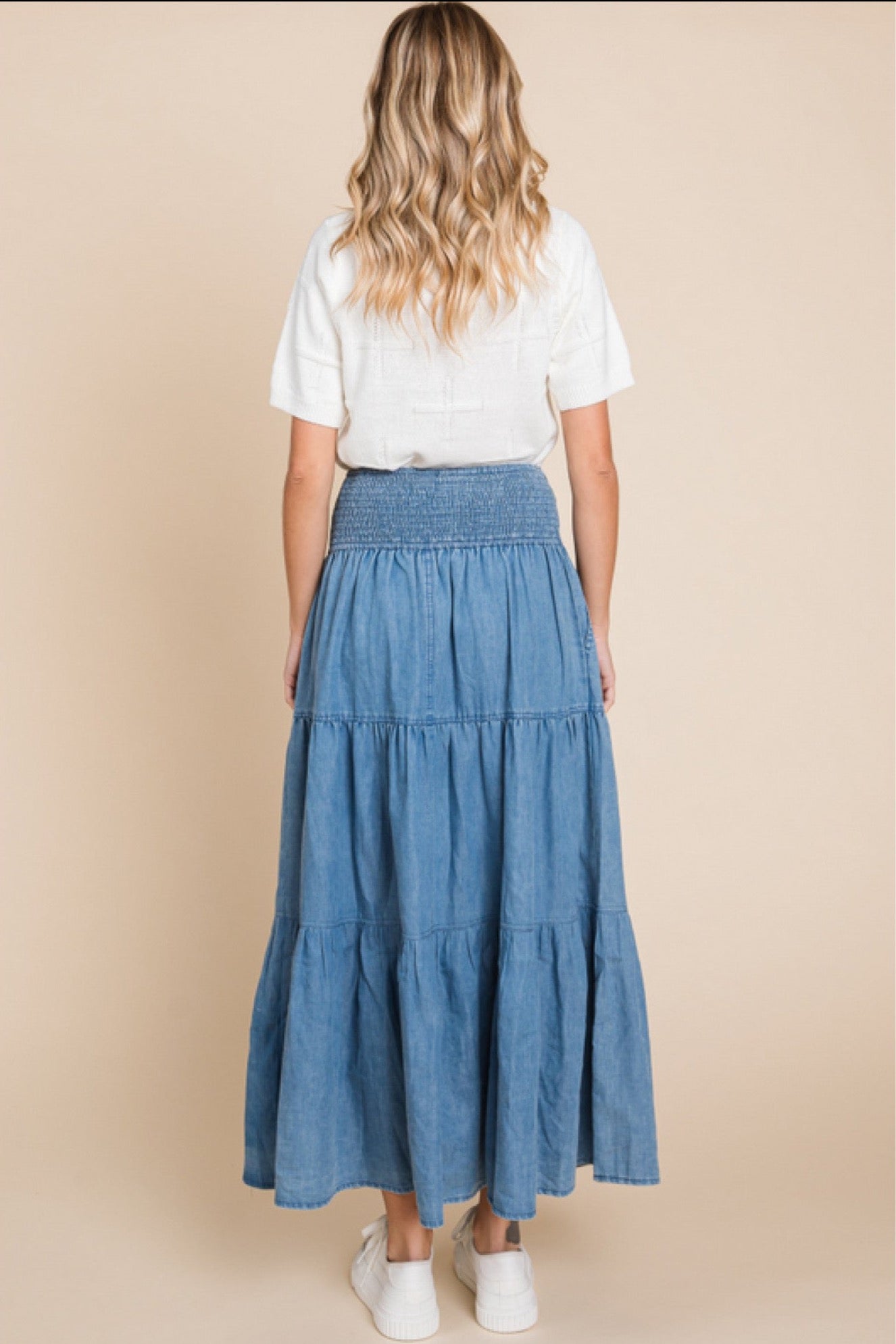 EVE DENIM SKIRT