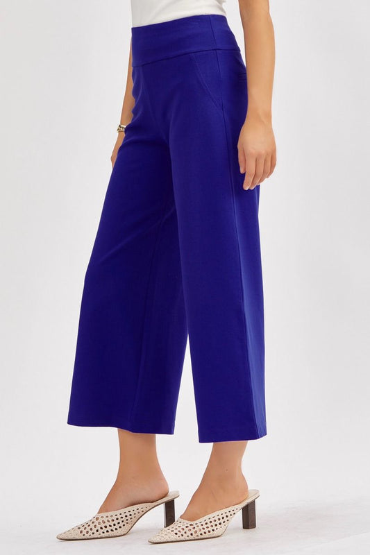 MAGIC WIDE CROPPED PANTS