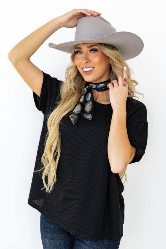 PERFECT ALL AROUND TOP - BLACK