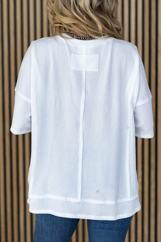 PLAYFUL TOP - IVORY