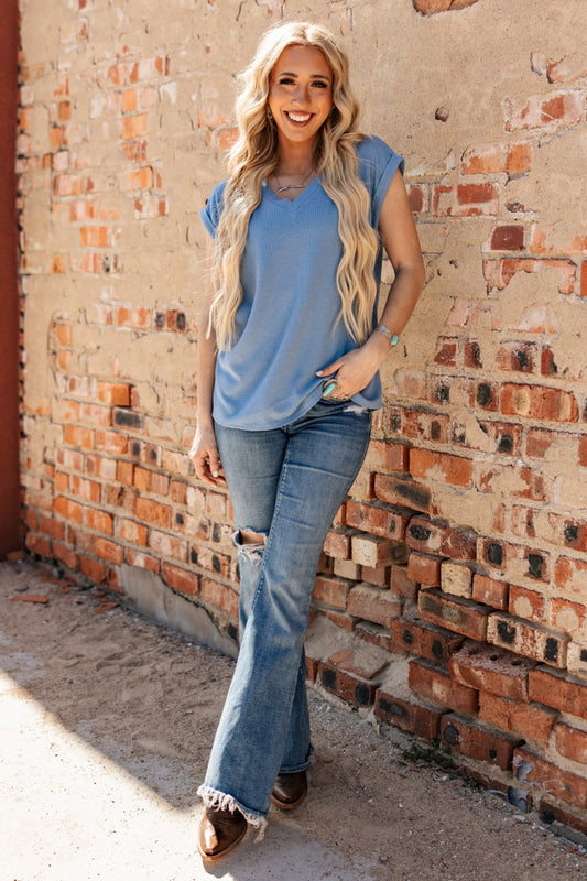 JUST ME TOP -  DENIM