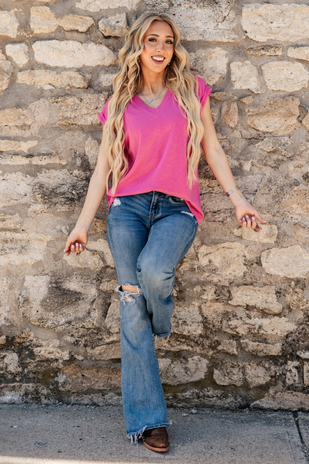 JUST ME TOP -  PINK