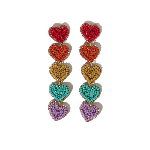 CHRISTINA RAINBOW HEARTS - RED